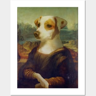 Mona Lisa Jack Russell Posters and Art